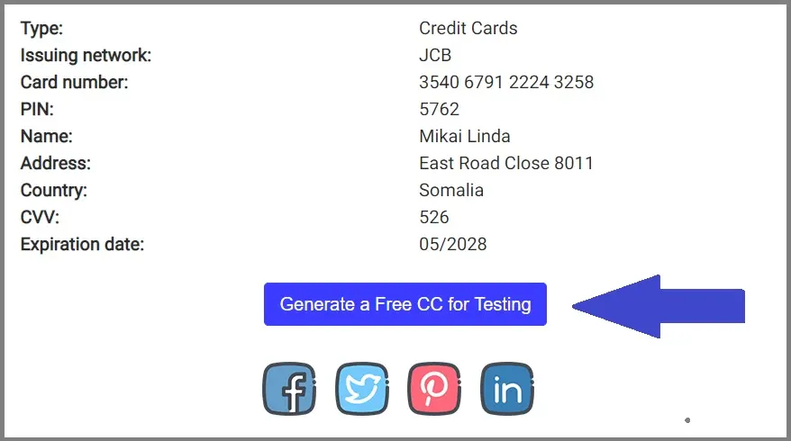 Tigge Modig væsentligt Working Credit Card Generator with Money (Random Balance) top Generate Fake Credit  Card Numbers Valid for Test