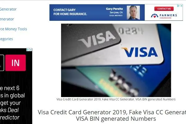 CreditCardRush/VisaCreditCardGenerator